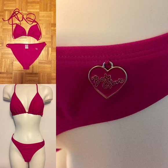 BODY GLOVE FUCHSHIA 2 PIECES SWIMSUIT - Picture 4 of 4